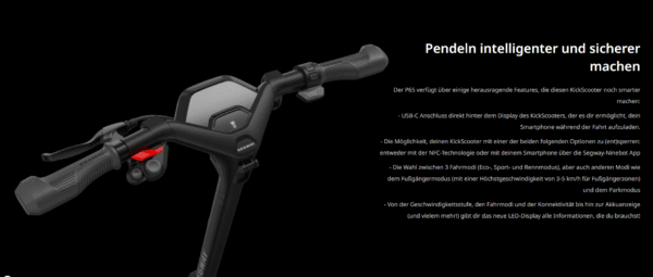 NINEBOT Segway Ninebot KickScooter P65D – Bild 3